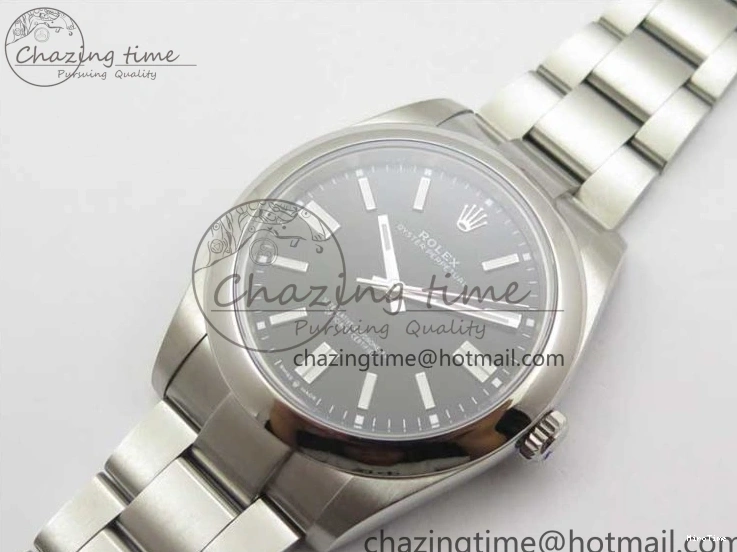 MiroTime 1231 Oyster Perpetual 41mm 124300 EWF Best Edition Black Dial on SS Bracelet A Unique 2860